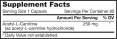 Acetyl L-Carnitine / 60 Caps.