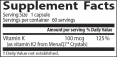 Vitamin K2 MK-7 45mcg. / 60 Vcaps.