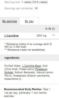 L-Carnitine 2000 / 10 Amp.