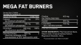 Mega Fat Burners 60 Tabs.
