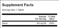 Niacin 100mg. / 250 Tabs.