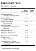 Rhodiola Ashwagandha Ginseng Complex / 60 Caps