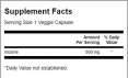 Inosine 500mg. / 60 Vcaps