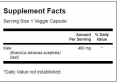 Full Spectrum Kale 400mg. / 60 Vcaps