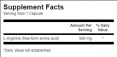 L-Arginine 50mg. / 100 Caps