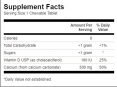 Chewable Calcium 500mg. / 100 Chew