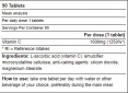 Vitamin C 1000mg. / 90 Tabs
