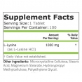 L-Lysine 1000mg. / 100 Tabs