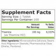 Vitamin B-1 (Thiamine) 100mg. / 100 Tabs
