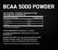 Instantized BCAA 5000 Powder 336g.