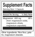 Triple Magnesium Complex 400 mg / 30 Caps