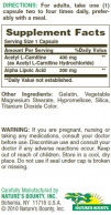 Acetyl L-Carnitine 400mg. & ALA 200mg. // 30 Caps.