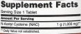 NAC / N-Acetyl Cysteine 1000 mg / 120 Tabs