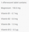 Magnesium + B-complex / 20 Effervescent Tablets