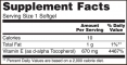 Vitamin E 1000 IU Mixed Tocopherols / 50 Softgels