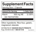Niacinamide 500 mg / 250 Caps