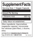 Glutamic Acid 500 mg / 60 Vcaps