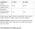 Lutein and Zeaxanthin / 60 Softgels