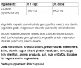 L-Lysine 500 mg / 60 Caps