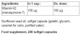 Vitamin K2 100 µg / 240 Softgels