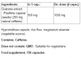 Guarana 500 mg / 150 Caps