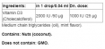 Liquid Vitamin D3 / 29.57 ml