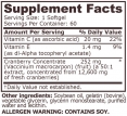 Cranberry Concentrate / 60 Softgels