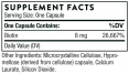 Biotin 8000 mcg / 60 Caps