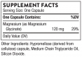 Magnesium Glycinate 120 mg / 90 Caps