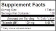 Vitamin B-1 / 100mg. / 100 Tabs.