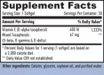 Vitamin E Mixed Tocopherols 400 IU / 60 Soft.