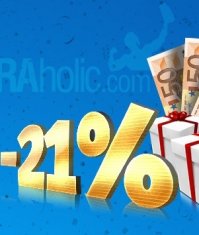 21% κάθετη έκπτωση και Τρία Δώρα στα 150€!!!!