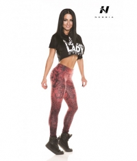 NEBBIA 880 LEGGINGS ART BORDO