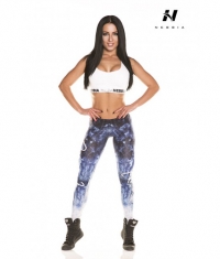 NEBBIA 882 LEGGINGS ART BLUE