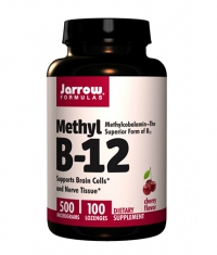 Jarrow Formulas Methyl B-12 Cherry Flavor 500mcg / 100 Tabs.