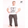 NEBBIA 966 Pants Fit Lampas / Grey