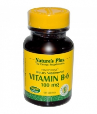 NATURE'S PLUS Vitamin B-6 Pyridoxine 100 mg. / 90 Tabs.