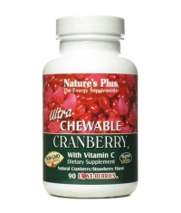 NATURE'S PLUS Cranberry and Vitamin C / 90 Chewtabs.