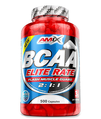 amix BCAA Elite Rate 500 Caps.