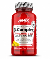 AMIX Vitamin B-Complex + Vitamin C & E / 90 Tabs.