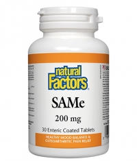 NATURAL FACTORS SAMe 200 mg. / 30 Tabs.