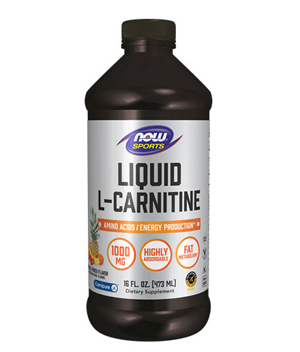 NOW L-Carnitine Liquid /Tropical Punch/ 1000mg. / 473ml.
