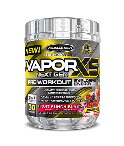muscletech Vapor X5 Next Gen Pre-Workout / 30 Serv.