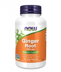 NOW Ginger Root 550mg. / 100 Caps.