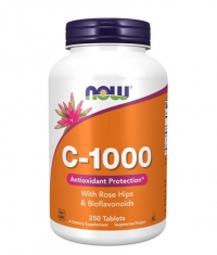 NOW Vitamin C-1000 with Rose Hips & Bioflavonoids 250 tabs.