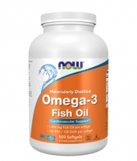 NOW Omega 3 Fish Oil 1000 mg. / 500 Softgels