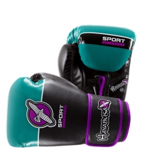 HAYABUSA FIGHTWEAR Sport 10oz Gloves / Black/Teal/Purple