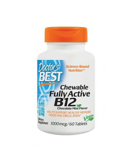 DOCTOR\'S BEST Chewable Fully Active B12 / 60 Tabs.
