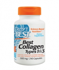 DOCTOR'S BEST Collagen Types 1&3 500mg. / 240Caps