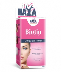 HAYA LABS Biotin Maximum Strength 10,000 mcg. / 100 Tabs.